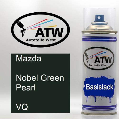 Mazda, Nobel Green Pearl, VQ: 400ml Sprühdose, von ATW Autoteile West.